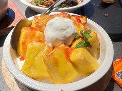 冰淇淋烤面包-老头儿油爆虾(胜利河美食街店)