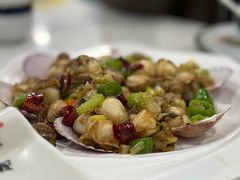 葱爆威海扇贝-威海渔村(黄兴路店)