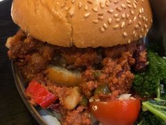 辣牛肉汉堡-bluefrog蓝蛙(水游城店)