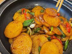 回锅土豆片-巴依老爷新疆美食(工体旗舰店)