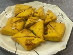 香煎客家黄豆腐-银峰农庄·特色烧鸡·鲜无花果浸鸡