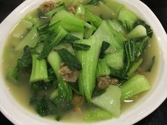 猪油渣青菜-龙梅肥肠鱼(明瓦廊店)