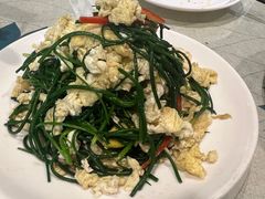 沙葱炒鸡蛋-疆山别院烧烤·新疆菜(铁路局店)