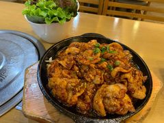 辣炒五花肉-海兰江石锅饭(水上店)