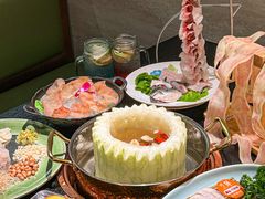 -得意咚瓜·顺德鱼生·冬瓜盅火锅