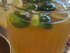 柠檬冰桔茶-探鱼·鲜青椒爽麻烤鱼(天河优托邦店)