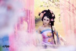 粉唐4-九月鹰飞汉服摄影工作室