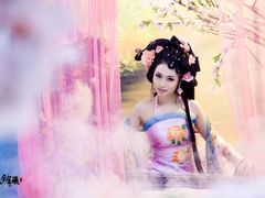 粉唐4-九月鹰飞汉服摄影工作室