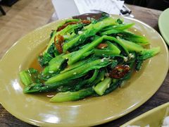 豆豉鲮鱼炒油麦-贞姨美食·老字号海鲜大排档