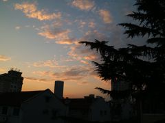 放学时的晚霞-上海市位育初级中学