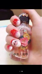 圣诞老人来啦-甲壳儿美甲美睫