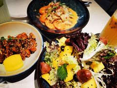 芝士蘑菇鲜虾意大利面-BE BRIGHT KITCHEN(正佳广场店)