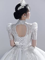 点击看大图 -艾拉·女王婚纱礼服馆
