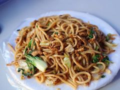 菜心肉片炒面-舊街坊茶楼(市二宫店)