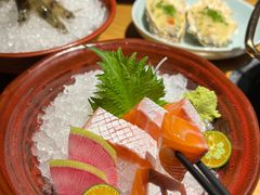 三文鱼鱼腩刺身-綱元·海鲜豆捞(明州里店)