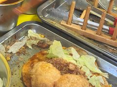 -小红车炸蛋葱油饼