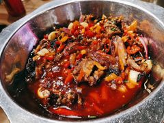 干锅牛蛙-湘村小灶·地道长沙菜·本地人优选(万家丽路店)
