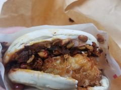 蛋菜夹馍-清真马乐贝腊牛肉蛋黄菜夹馍(马蓉洒金桥店)