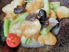 海味丝瓜烩油条-北京老铺烤鸭(老城根店)