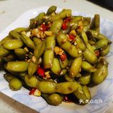 超美味的自制冰镇无油凉拌毛豆