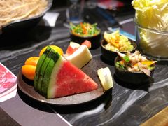 自助吧台水果-王家渡火锅(金宝汇店)