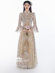 点击看大图 -艾拉·女王婚纱礼服馆