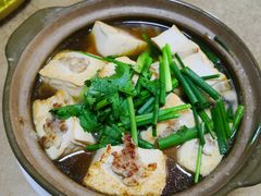 客家煎酿豆腐煲-幽优农庄·森波拉特色本地农家菜