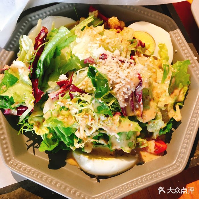 burger爆爆大汉堡(和平大悦城店)-套餐沙拉-菜-套餐沙拉图片-天津美食