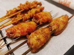 特色烤翅-宝记烧烤·碳锅羊肉·羊蝎子火锅·夜食社(文体路创始店)