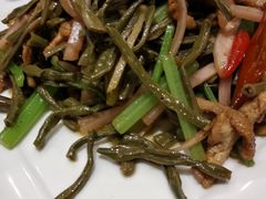 皮豇豆炒肉丝-东哥紫阳蒸盆子(旺座·现代城店)