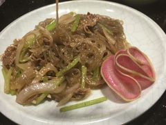 牛肉炒粉丝-猪啊牛呀羊啊铜盘烤肉(正大广场店)
