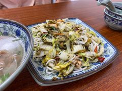 槽菜炒粉干-福州人铭小吃