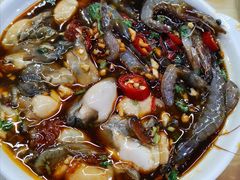 生腌海蛎和生腌虾-长平肥姐白粥·海鲜打冷
