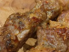 铁签串红柳串牛心管-新疆巴州金丝特餐厅(大钟寺店)