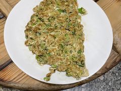 荷叶卷炒鸡蛋-夏家大锅台炖鱼馆