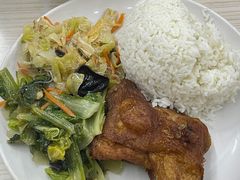 香炸大鸡腿饭-富辉粉店·海南咖喱饭