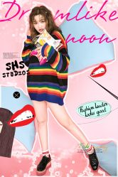 俏皮可爱-莱风影画Studio