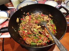小炒黄牛肉-小隐人家(乐松店)