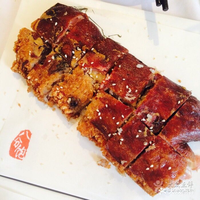 八分饱翡翠宫(翡翠宫)糯米脆皮鸭图片 - 第1张