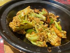 炝炒台山菜花-莲池荟素食馆·12年老字号(光孝寺店)