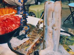 -鲜入围煮花胶鸡海鲜火锅