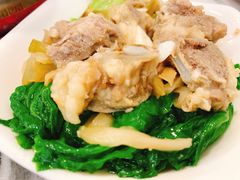 青菜榨菜排骨饭-益寿炖品店