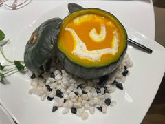 奶油南瓜汤-梧桐Plus·创意京·川料理(万象城店)