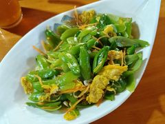 小角瓜炒蛋-龙姐私房菜(和顺古镇店)