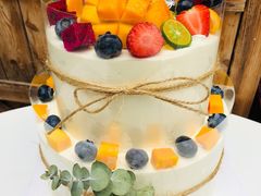 动物奶油美式田园风水果裸蛋糕-艾加柒克蛋糕茶歇甜品台(春熙路店)