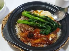 沙茶酱焗牛肉饭-阿清煲仔店(纺织城店)