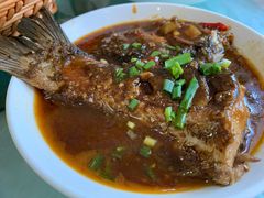 红烧划水-天乐农家鱼头王(天目湖店)