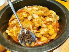 黑松露牛肝菌焖牛蛙-云海肴·汽锅鸡·云南菜(天山百盛优客店)