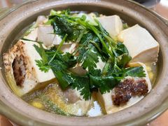 客家煎酿豆腐煲-幽优农庄·森波拉特色本地农家菜