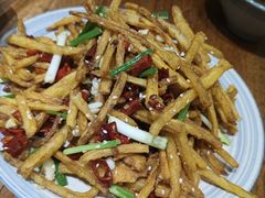 干煸藕丝-静一餐厅·湖北菜(前门店)
